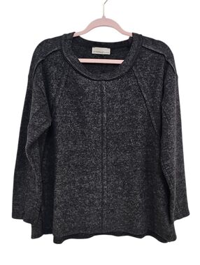 New Zenana Henley Tee Top Womens Plus Size 1X 2X Gray
